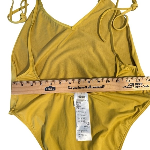Billabong X Sincerely Jules Womens Boho 1pc Swimsuit Isla Skimpy Yellow - Picture 6 of 13
